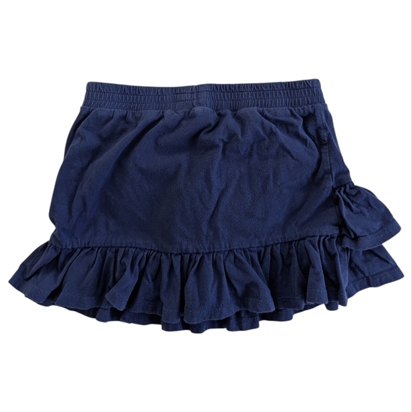 Carter's Girls Chic Navy Blue Ruffled Mini Skort Cotton Size 6/6X. - Picture 2 of 5